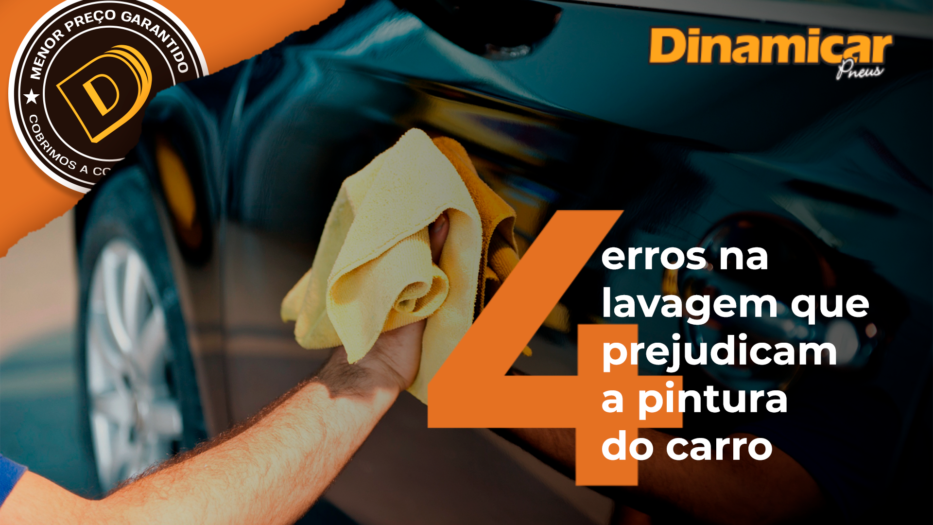 Fique atento: confira 7 práticas que prejudicam a pintura do carro