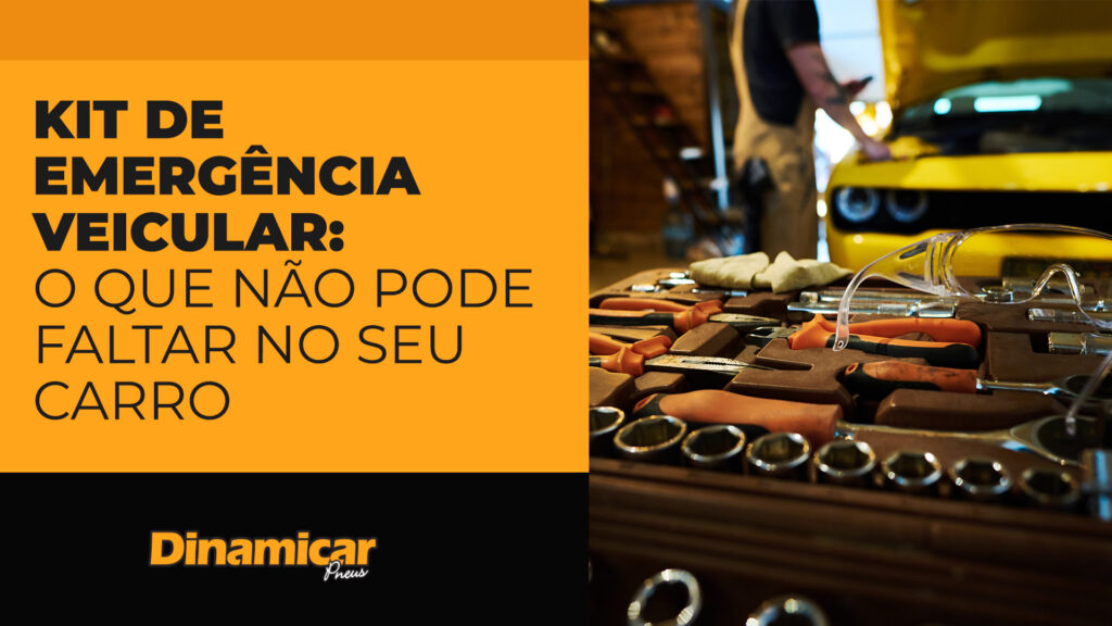 Óculos de proteção na parte superior do kit com peças de reposição e ferramentas manuais para reparos e verificações de carros contra reparadores
