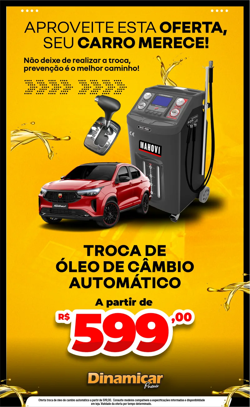 Troca de óleo de câmbio automático