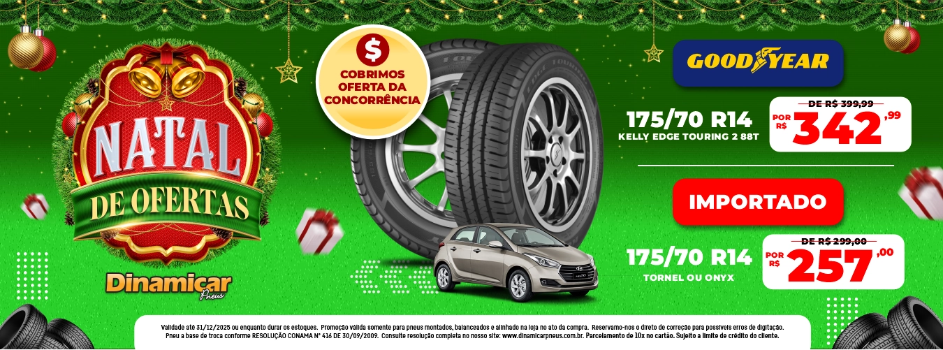 Promoção Goodyear 175/70 R14