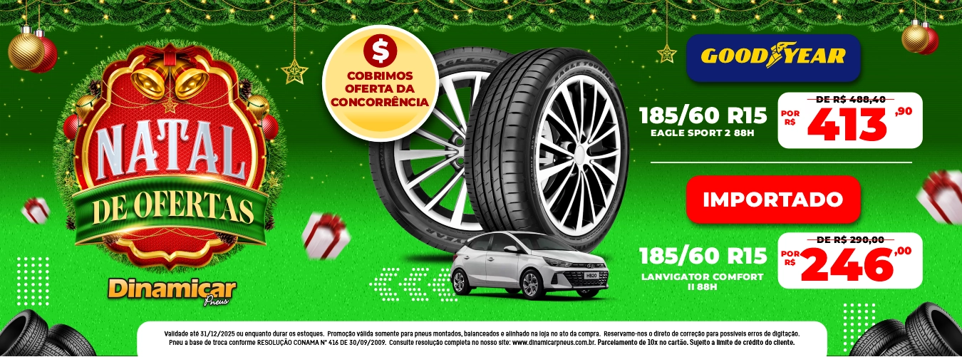 Promoção Goodyear 185/60 R15