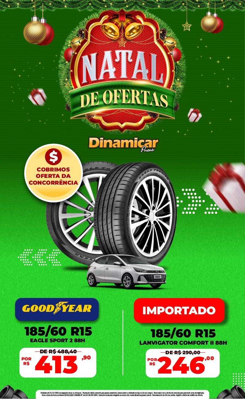 Promoção Goodyear 185/60 R15